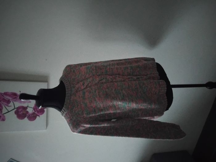 Pull mouliné col rond - photo numéro 4