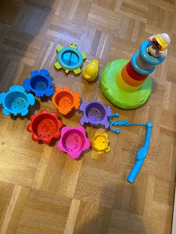 Lot de jouets pour le bain + thermomètre bain