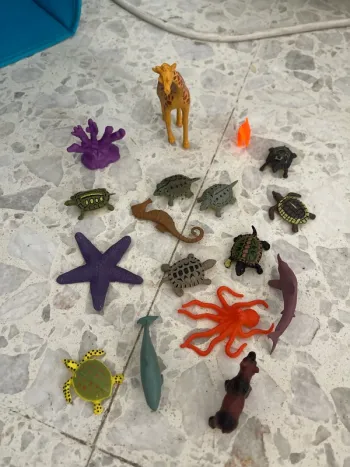 Lot animaux en plastique
