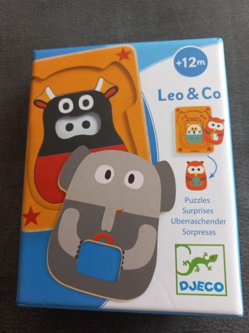 Jeu Leo & co 1an djeco puzzle