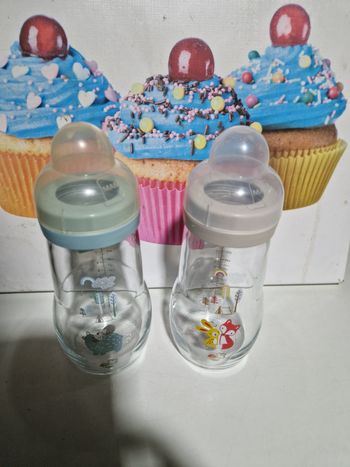 Biberons Mam en verre 260ml