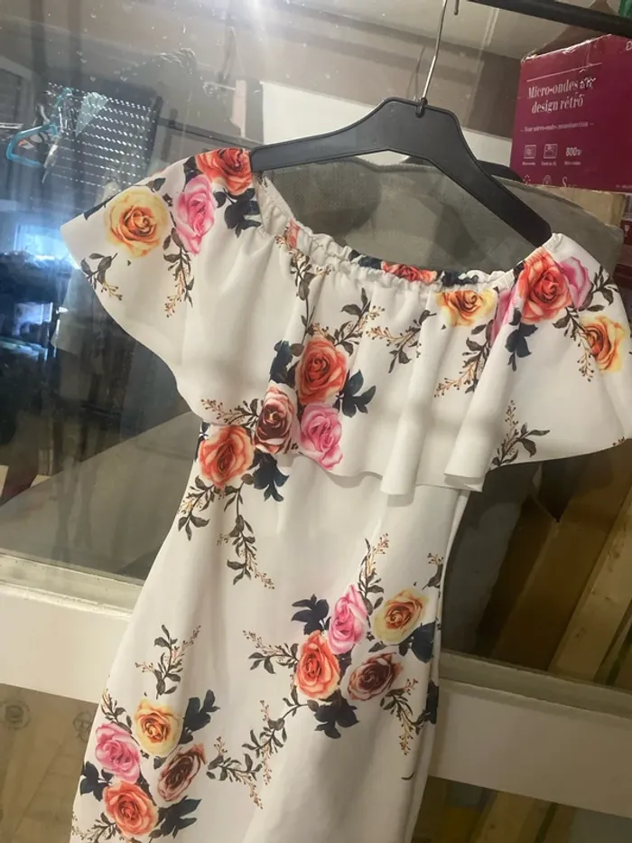Robe fleurie ceintree taille unique - photo numéro 5