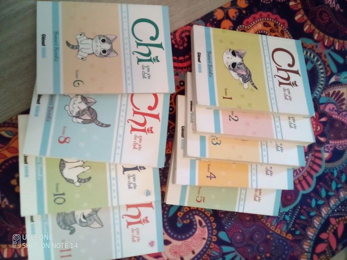 Lot de 9 bd chi une vie de chat
