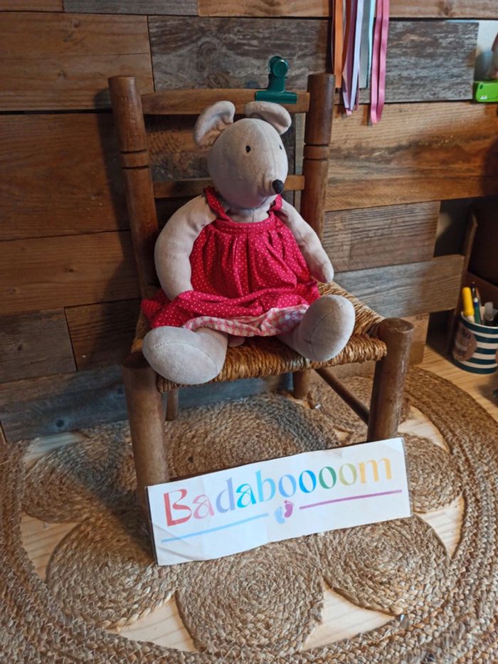 Peluche grande souris Moulin roty BE