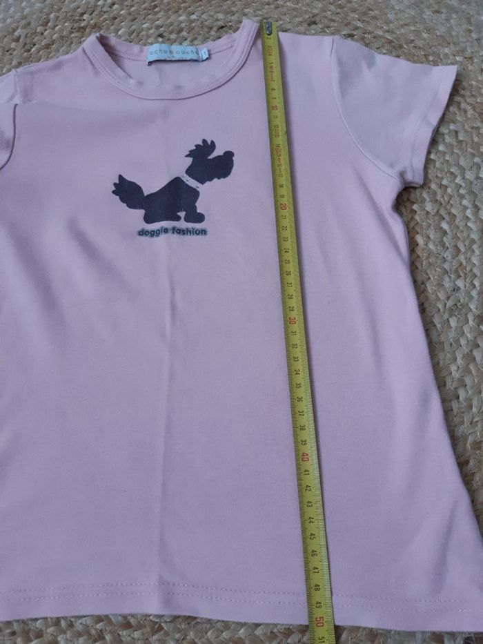 Tee shirt chien rose Cache Cache T36 - photo numéro 8