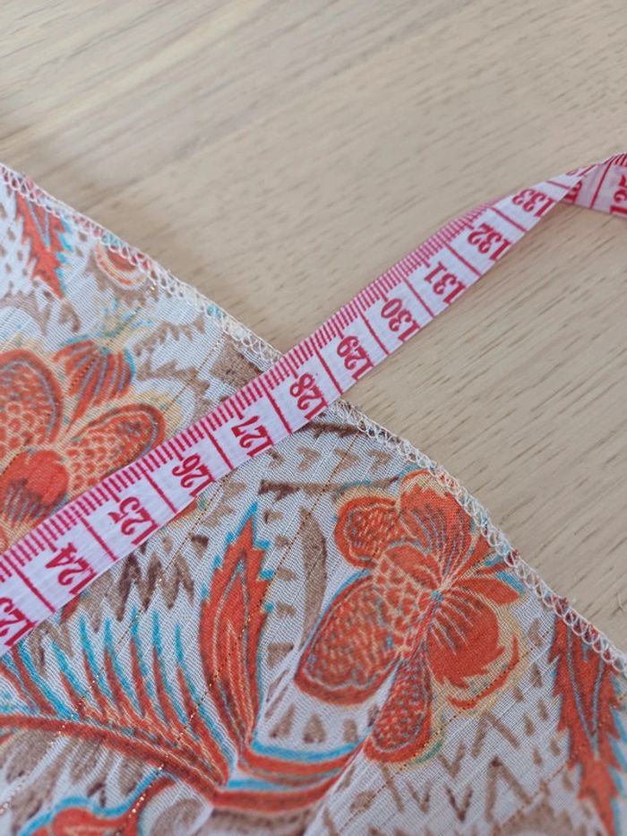 Robe fluide cache-coeur Flamant Rose taille M 38 - photo numéro 14