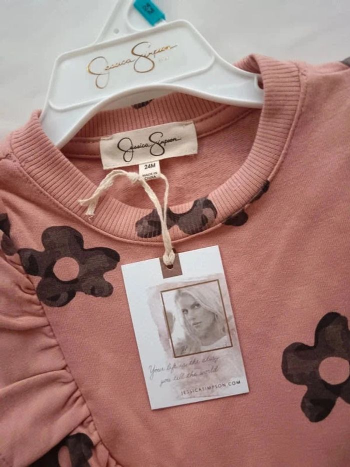 Robe + bloomer Jessica Simpson 2 ans 86cm neuve - photo numéro 2