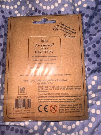 Ballon lettre P