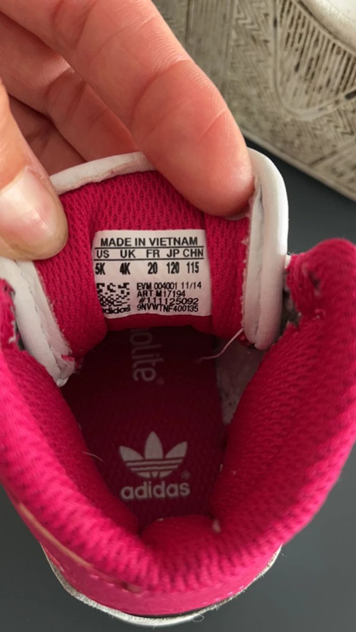 Baskets hautes blanches adidas - photo numéro 4