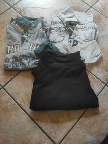Lot 3 tee shirts manches longues 10 ans