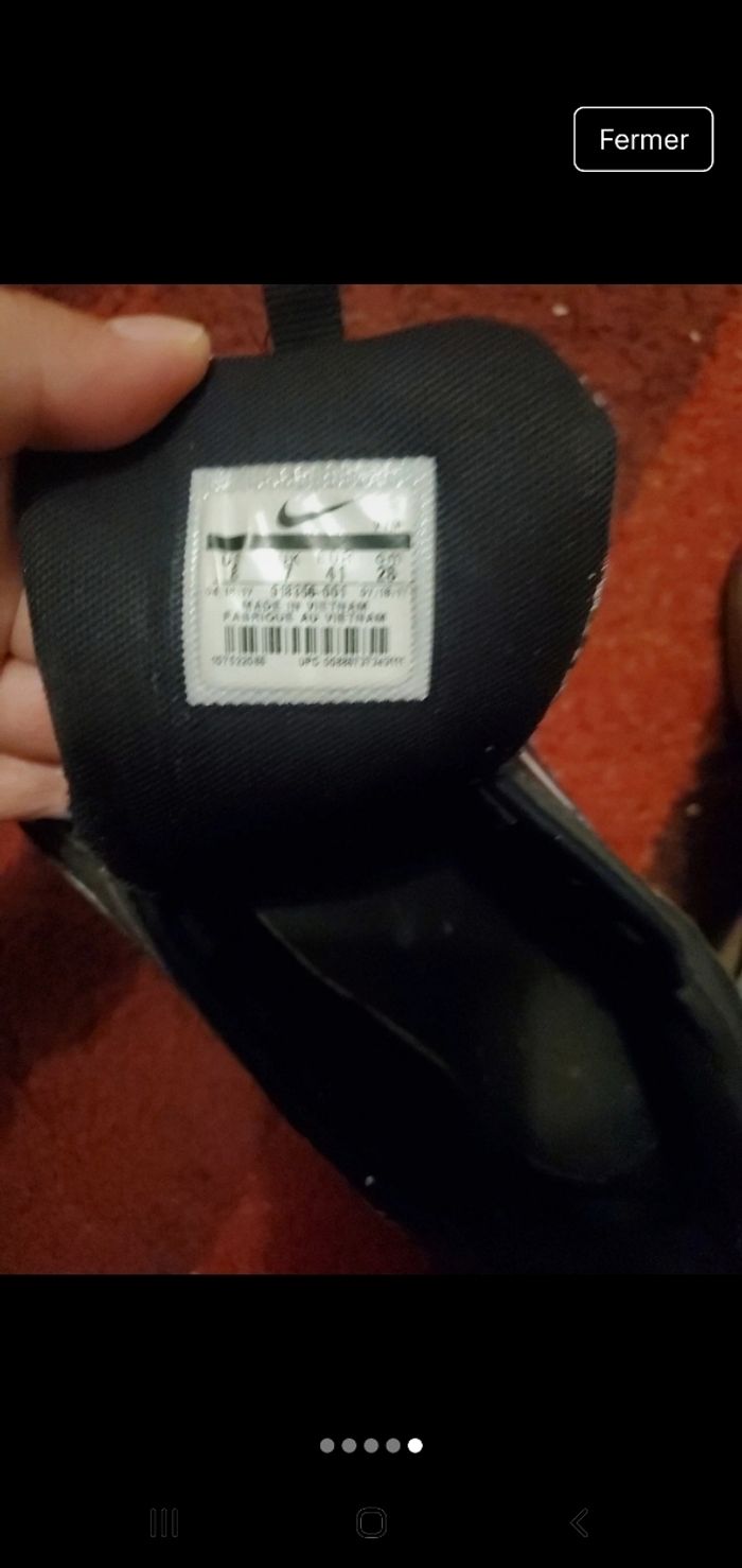 Chaussures baskets Nike Taille 41 - photo numéro 5