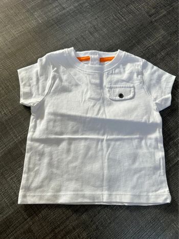 Tee-shirt blanc 12 mois