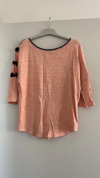 Top manche longue pimkie saumon rose