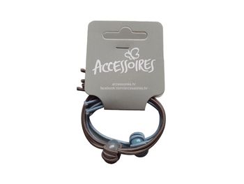 Élastiques lot de 2 avec perle