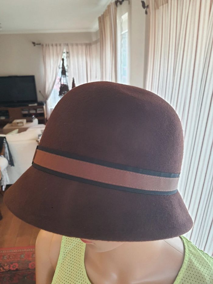 Chapeaux femme marron Veritas en laine 56cm - photo numéro 12