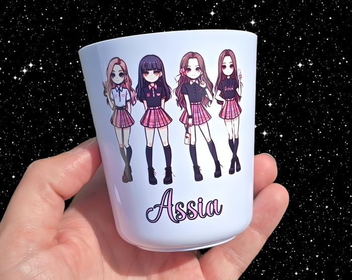 Verre incassable personnalisé neuf blackpink