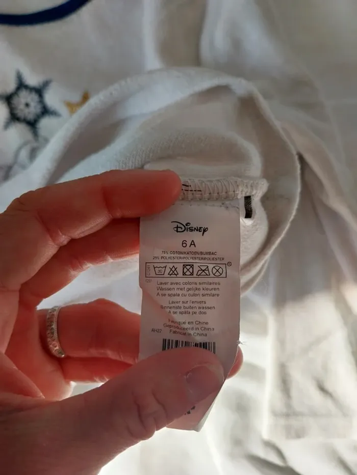 Haut de pyjama fille 6 ans - photo numéro 4