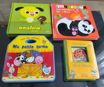 Lot de 4 livres enfants