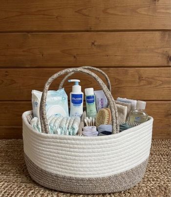 Panier excellent pour rassembler les affaires de votre bébé 