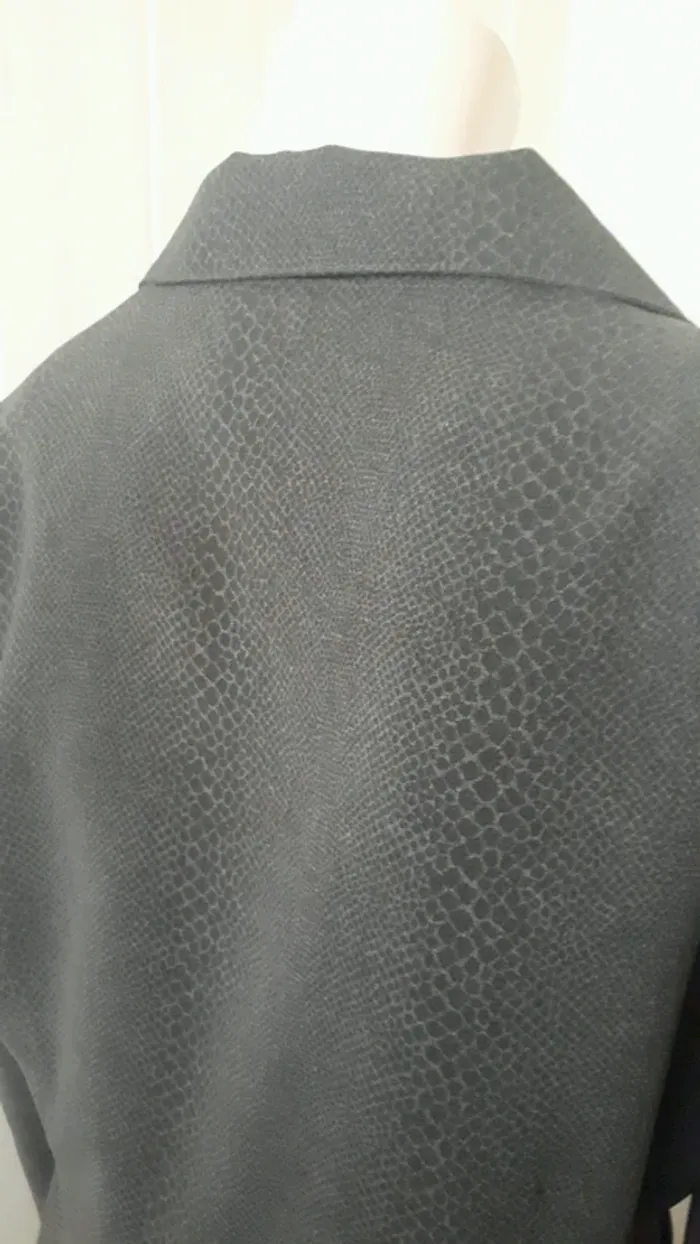 🧥Veste longue python gris 42 - photo numéro 6