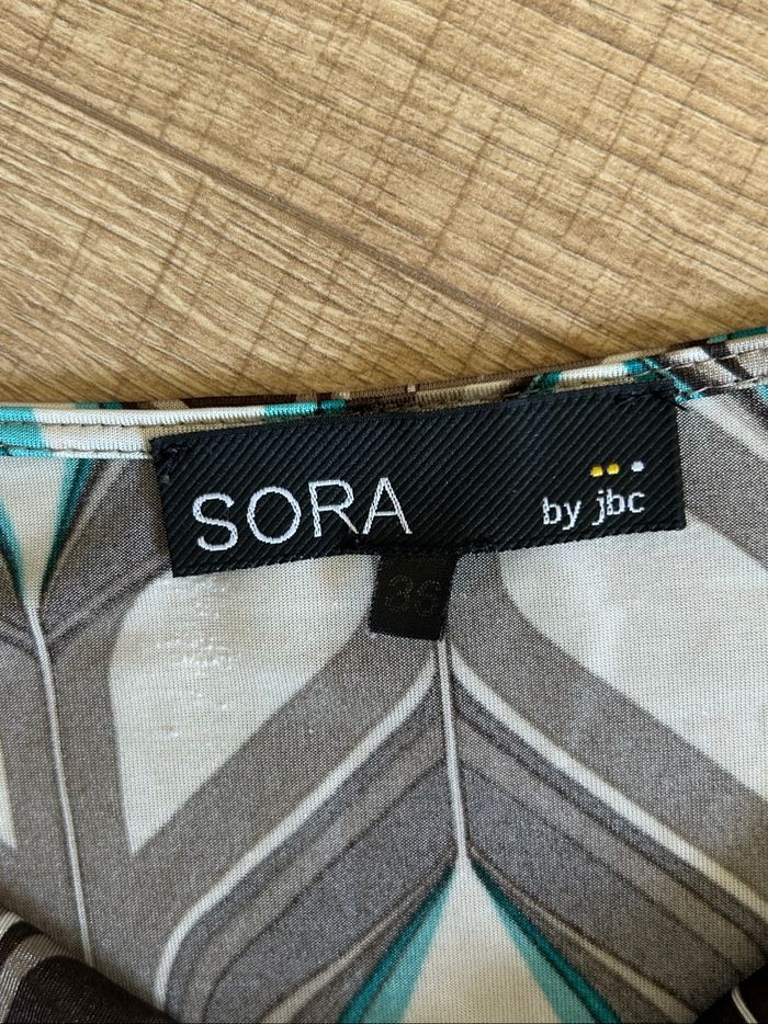 Robe imprimée à manches courtes Sora by JBC taille 36 TBE - photo numéro 9