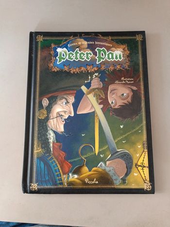 Peter Pan conte et légendes fantastiques illustration Alexandre honoré piccolia