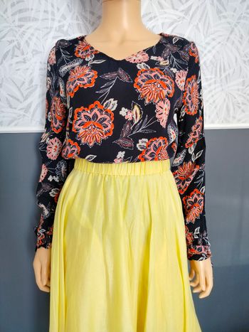 Blouse fleurie Promod T36 H*460
