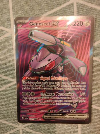 Carte pokémon Genesect full art 161 foudre noire