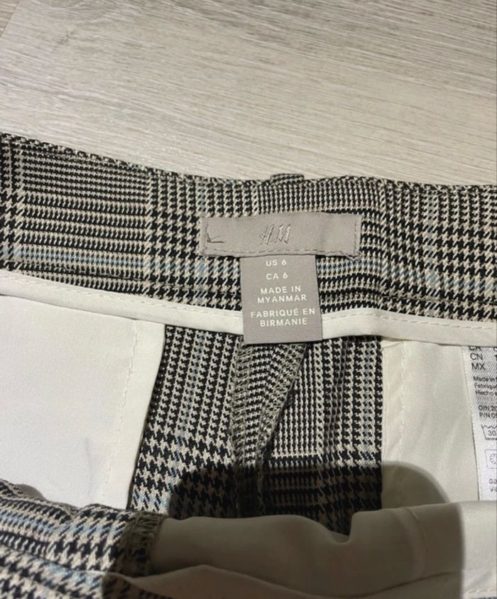 Pantalon tailleur à carreaux - photo numéro 3