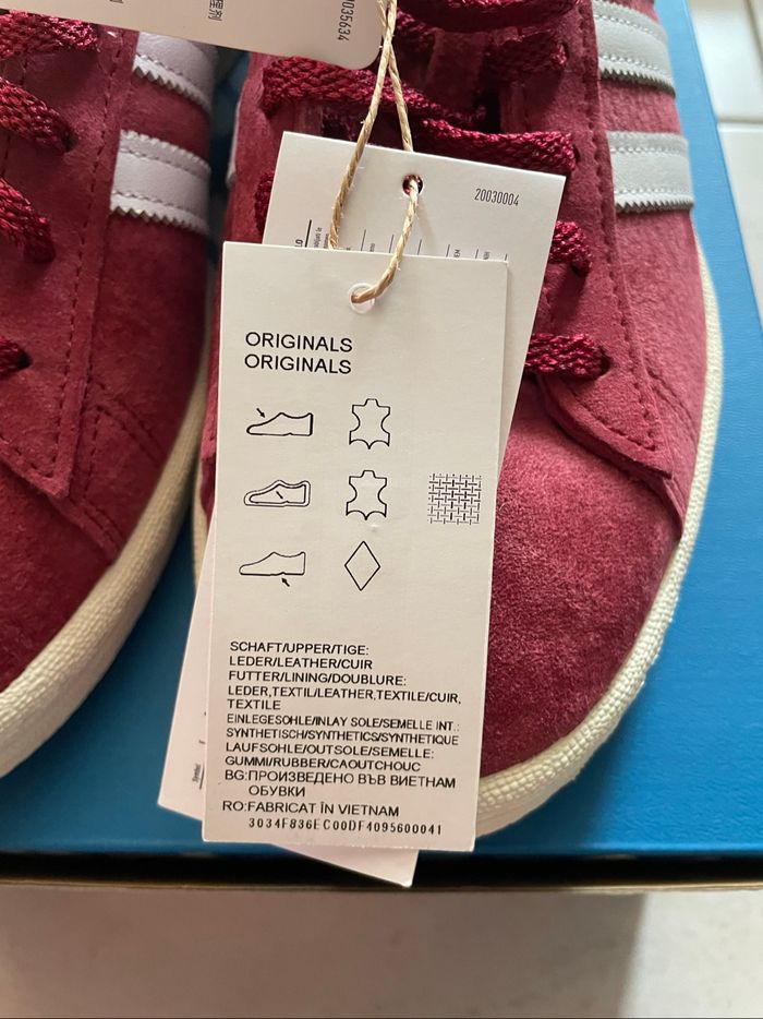 37,5€ avec le code SABLE25 Adidas Campus 80s T42 2/3 - photo numéro 4