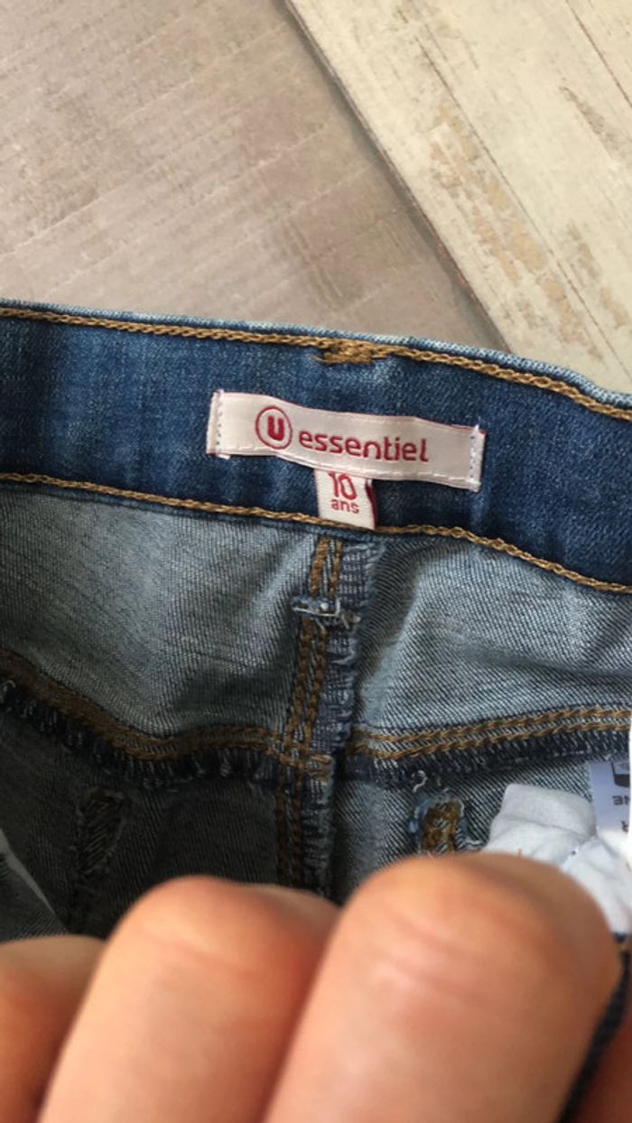 Collection U - jeans garçon 10ans neuf - photo numéro 3