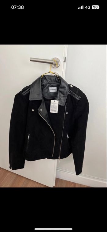Veste cuir Claudie Pierlot