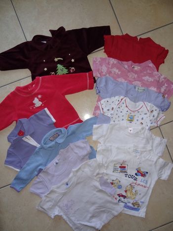 Lot pulls et t-shirts T 6 mois