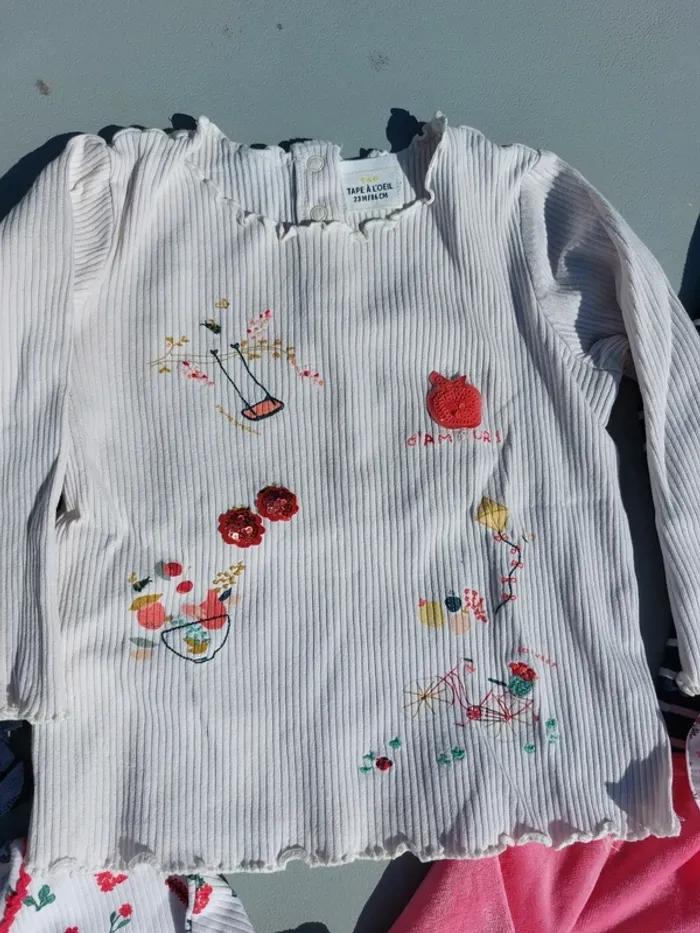Lot 5 t-shirts manches longues 24 mois - photo numéro 6