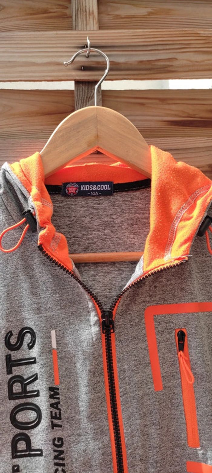 Hoodie zippé, gilet, sweatshirt pour enfant - photo numéro 7