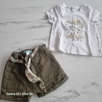 Ensemble Short, tee shirt