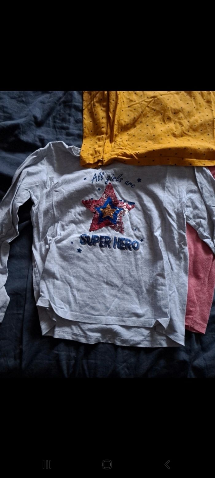 3 T-shirt manches longues - photo numéro 2
