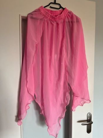 Jupe rose en « voile »