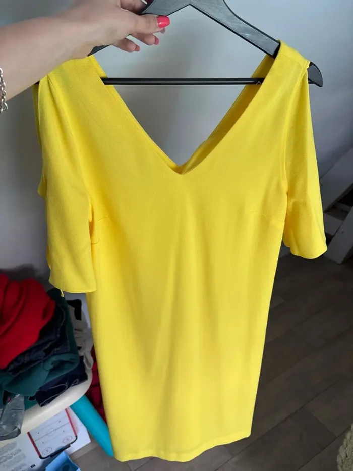 Robe jaune citron promod - photo numéro 2