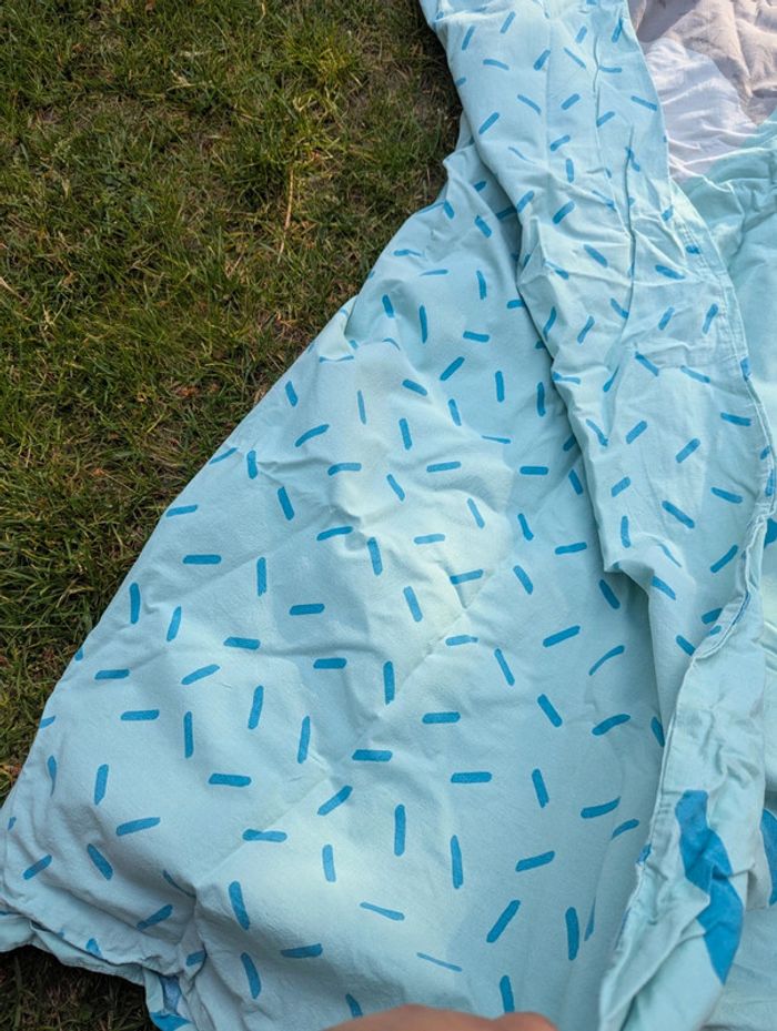 Parure de lit, couette, drap housse et taie d'oreiller 90 * 140 - photo numéro 4