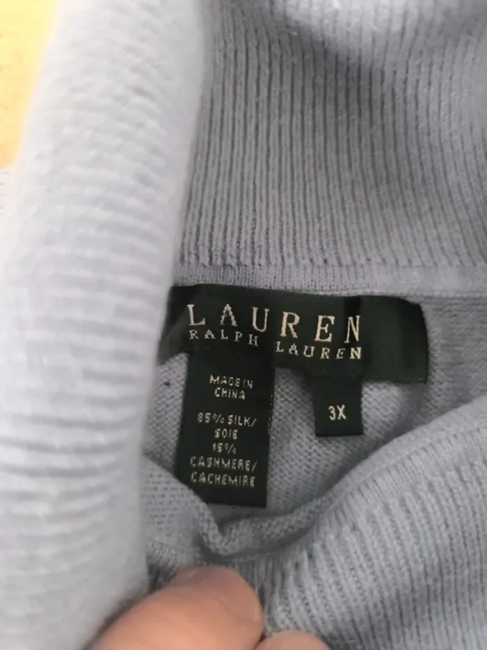 Lots de pull femme Tommy Hilfiger et Ralph Lauren mauvais état - photo numéro 7