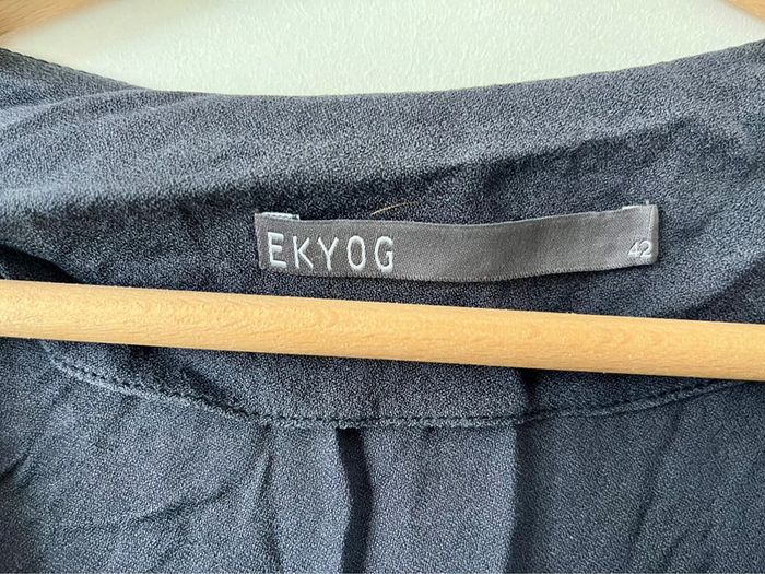 Robe Ekyog 42 bleue foncé cupro - photo numéro 2