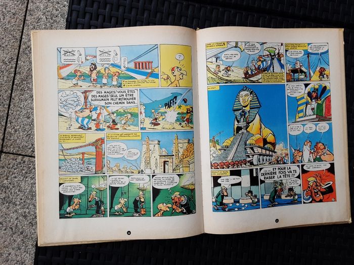 Bd édition originale de 1965 une aventure d asterix le gaulois Titre asterix et cleopatre - photo numéro 8