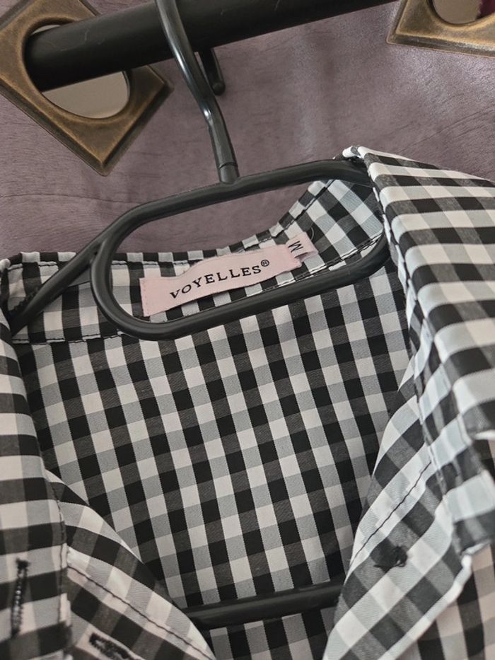 👗 jolie robe chemise vichy très légère - photo numéro 4