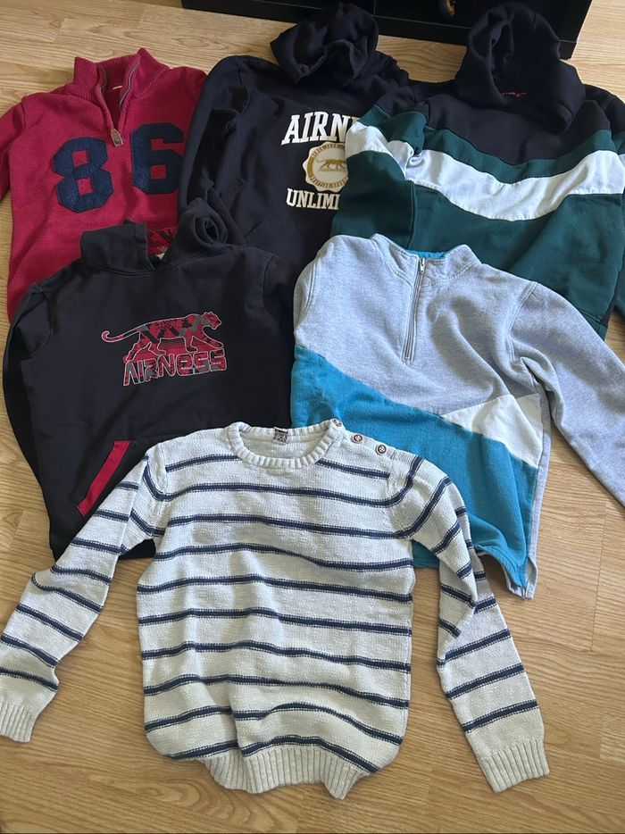 Lot 14 ans jeans/pull/tee shirt court et ml - photo numéro 2
