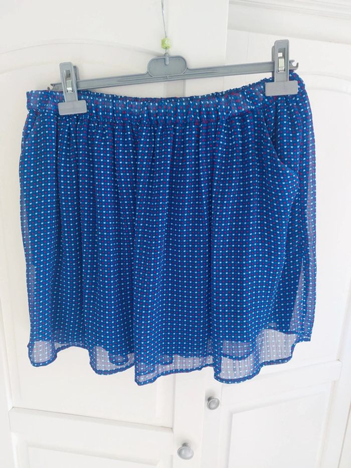 Jolie jupe Bleu électrique Mango