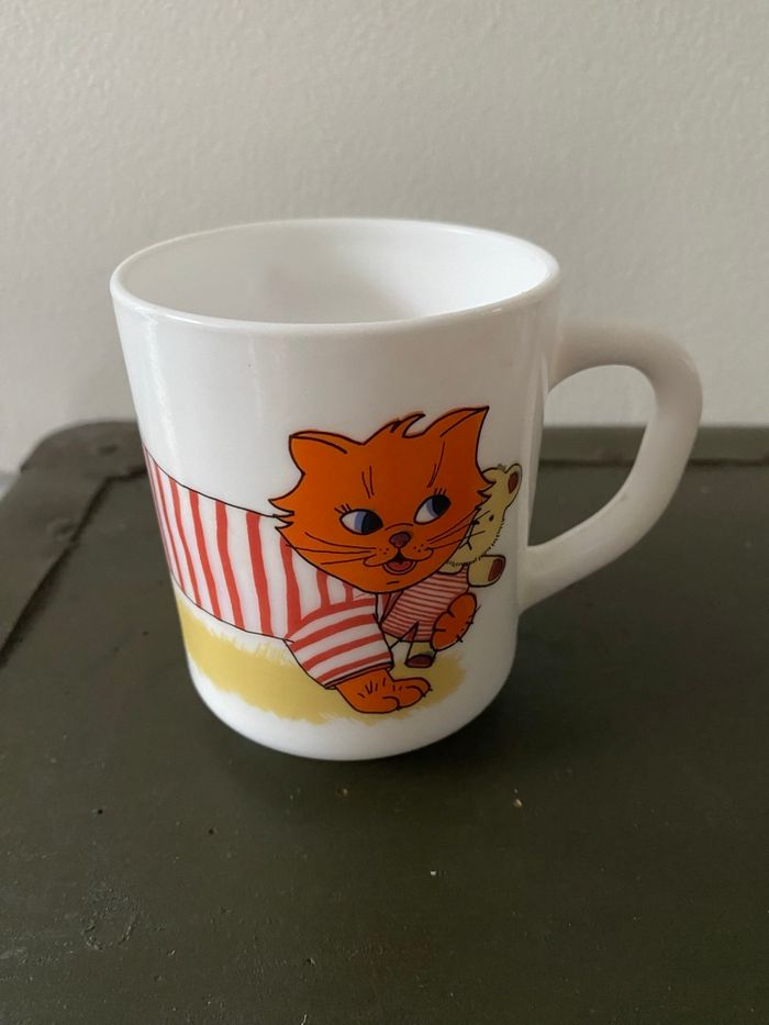 Mug arcopal vintage chat