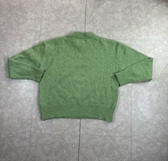 sweat/pull col rond à manches longues Samsøe Samsøe vert S laine - photo numéro 7