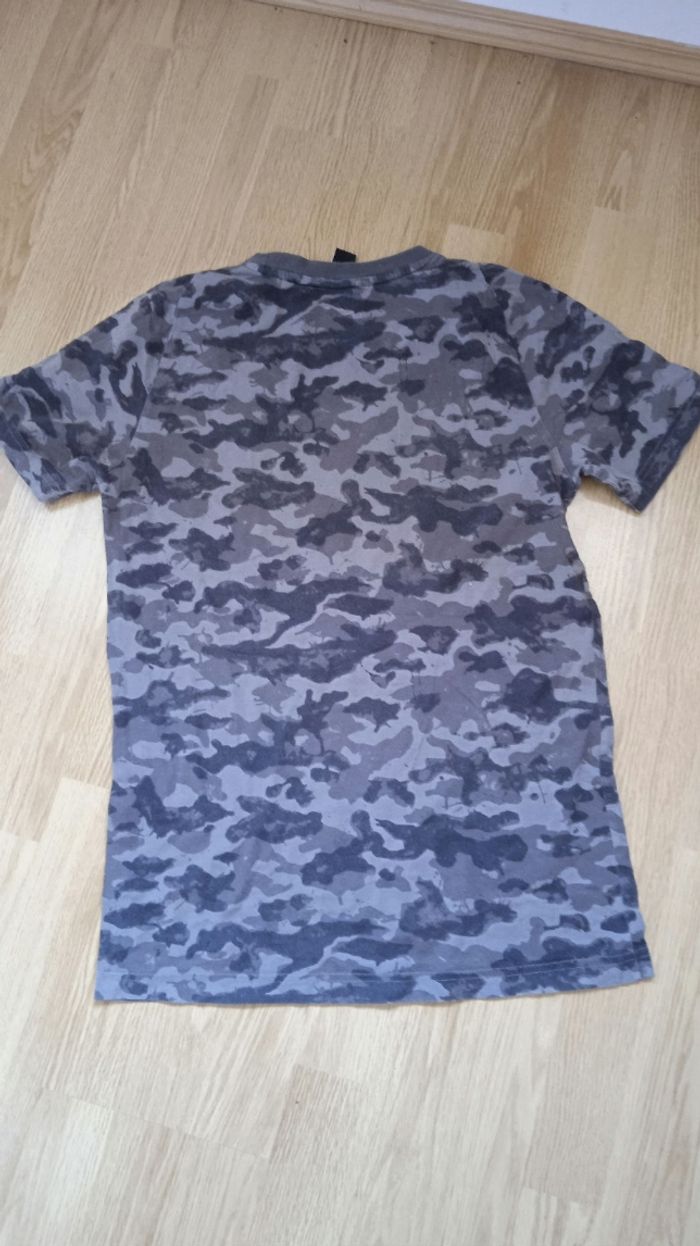 Tee-shirt Adidas noir camouflage homme en XS - photo numéro 4