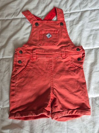 salopette short bébé garçon taille 18mois